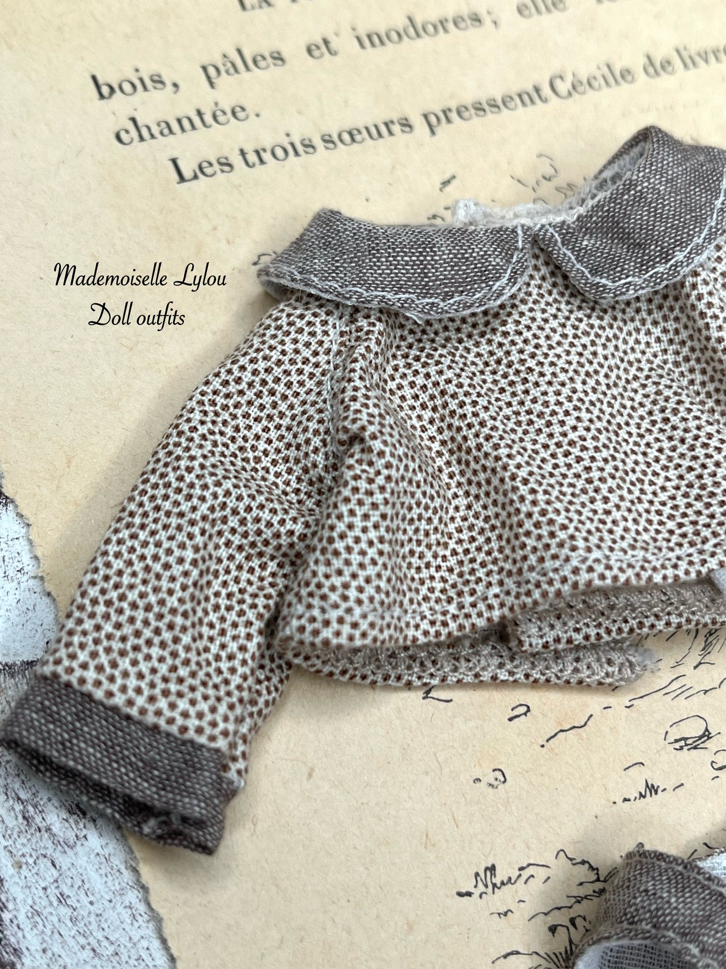 Ensemble vêtements pour poupées Mini Qbaby fille