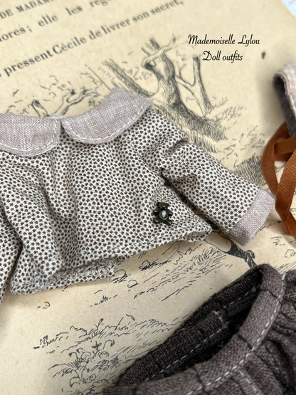 Clothing set for Mini Qbaby boy dolls