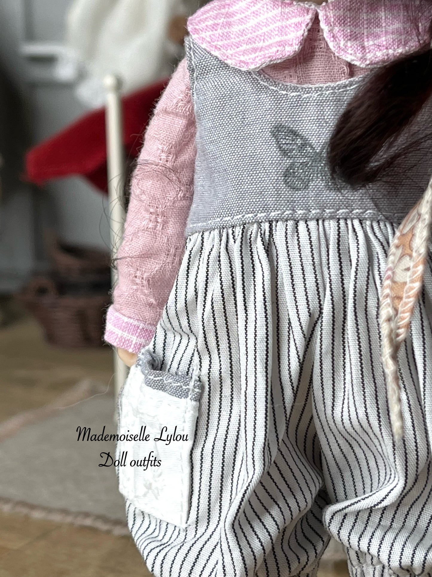 Ensemble vêtements pour poupées Qbaby - Blythe - Rou & taille similaire