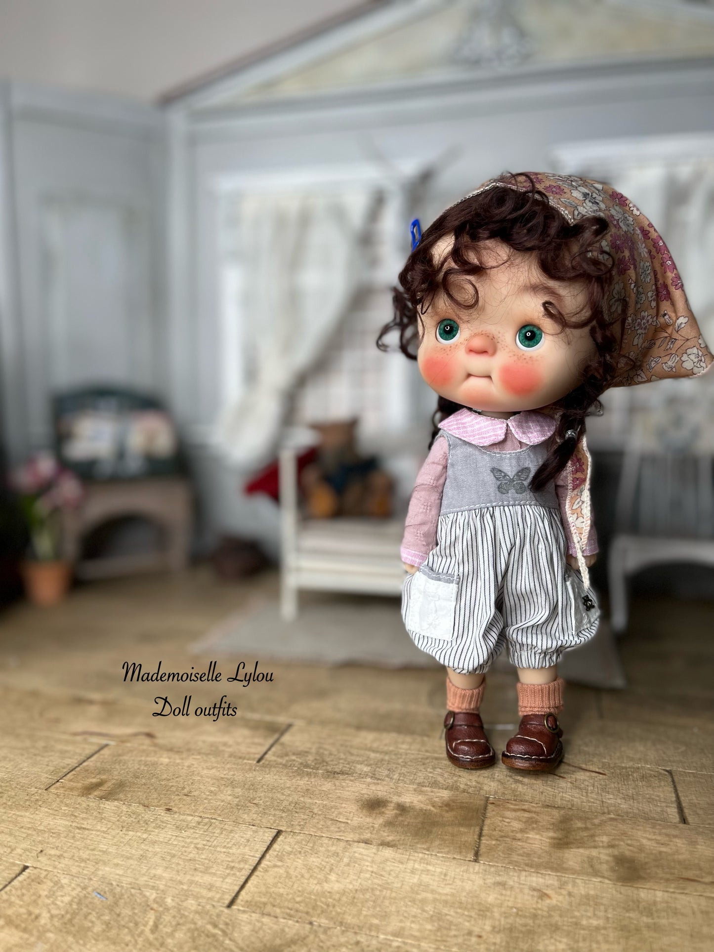 Ensemble vêtements pour poupées Qbaby - Blythe - Rou & taille similaire