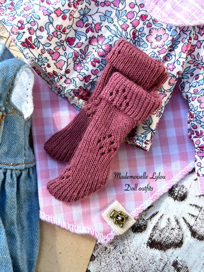 Ensemble vêtements pour poupées Qbaby - Blythe - Rou & taille similaire