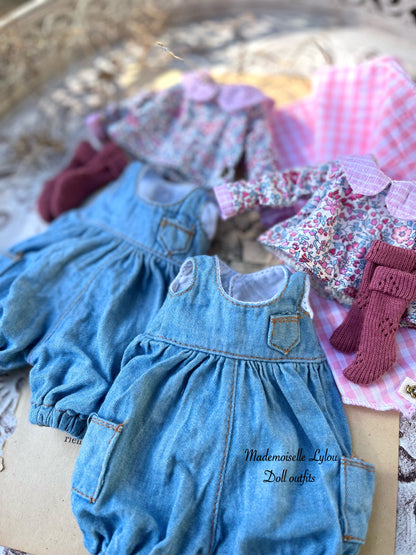 Ensemble vêtements pour poupées Qbaby - Blythe - Rou & taille similaire