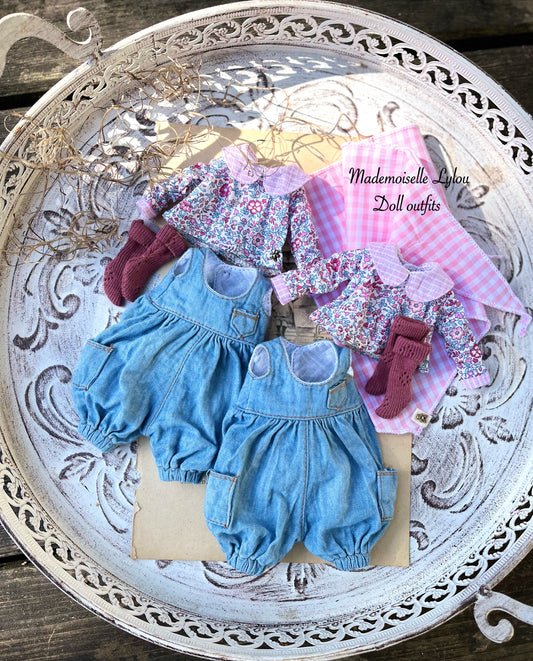 Ensemble vêtements pour poupées Qbaby - Blythe - Rou & taille similaire