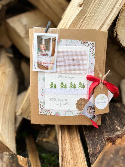 Ensemble de lit patchwork pour poupées de collection - Confection artisanale