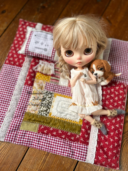 NEW - Patchwork bed set for dolls