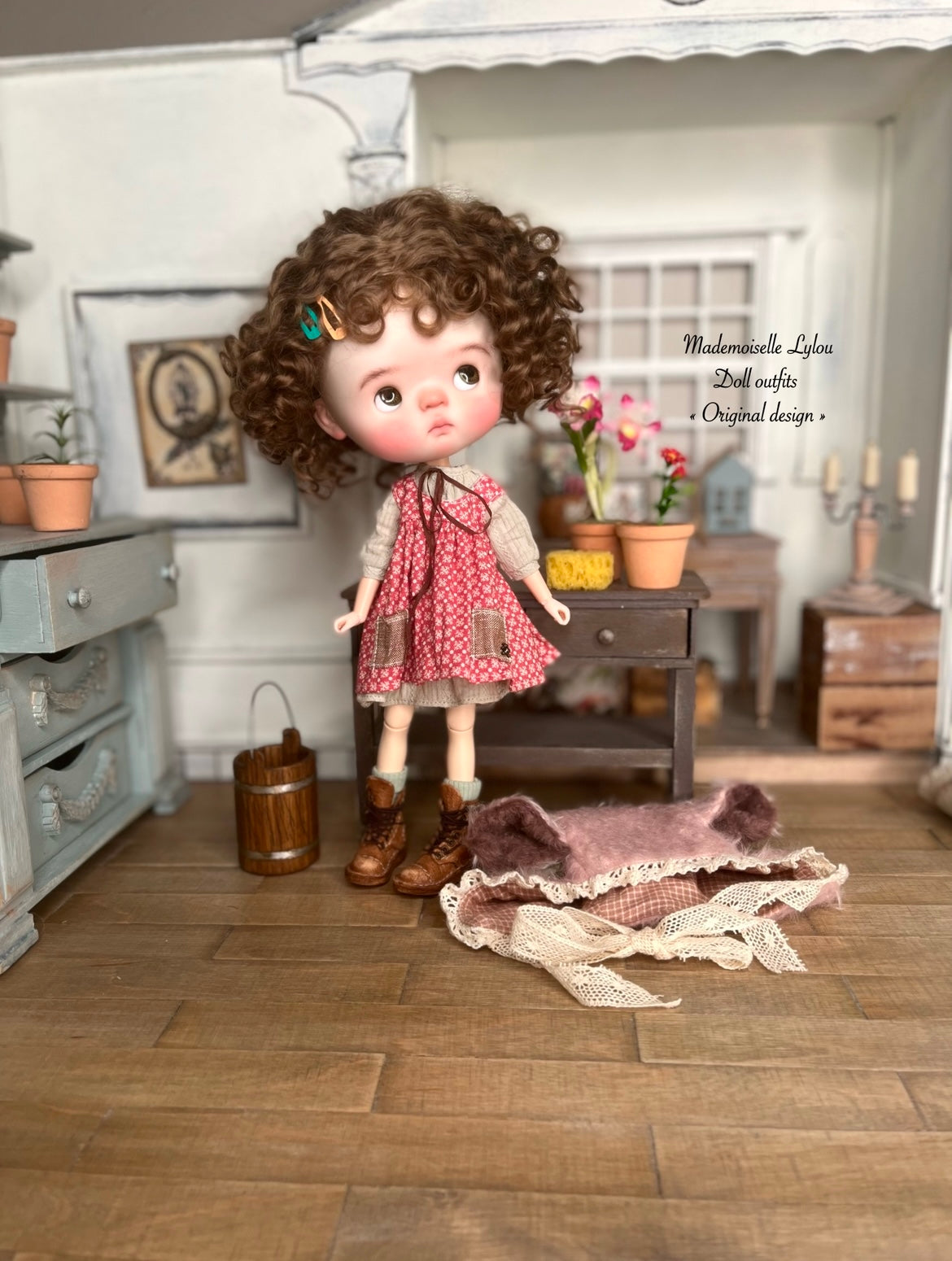 Vêtements artisanaux pour poupées de collection BLYTHE / bjd ROU