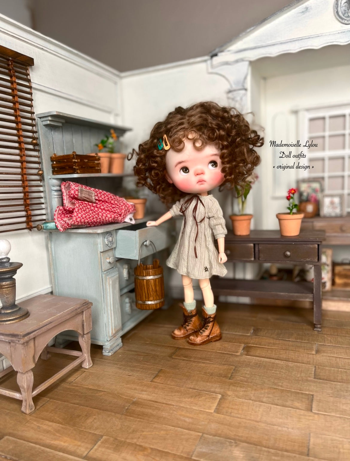 Vêtements artisanaux pour poupées de collection BLYTHE / bjd ROU