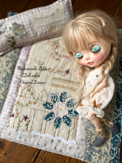 NEW - Patchwork bed set for dolls