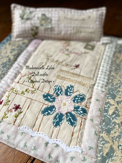 NEW - Patchwork bed set for dolls