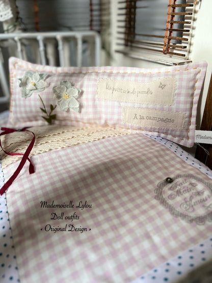 NEW - Patchwork bed set for dolls