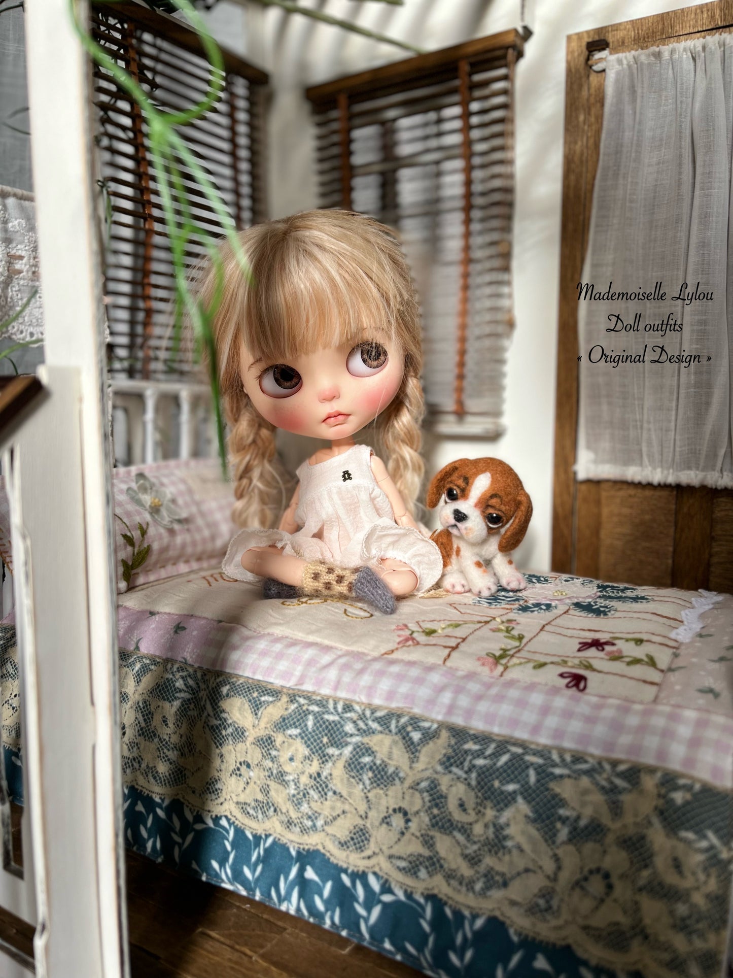 NEW - Patchwork bed set for dolls