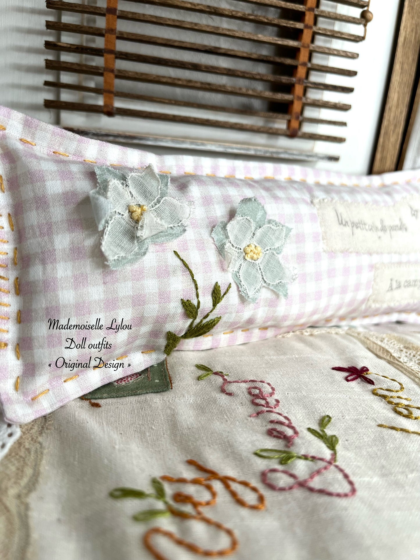 NEW - Patchwork bed set for dolls