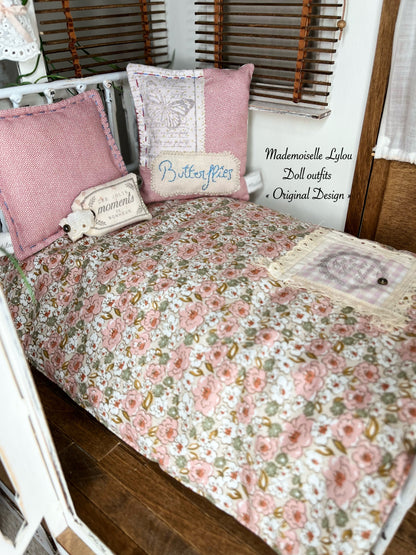 NEW - Patchwork bed set for dolls