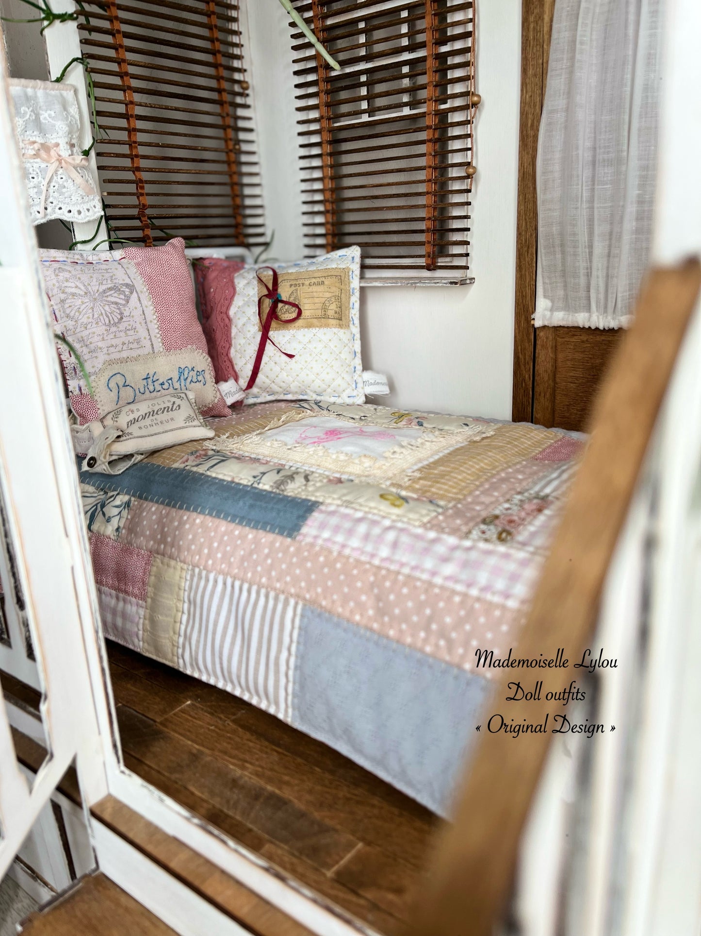 NEW - Patchwork bed set for dolls