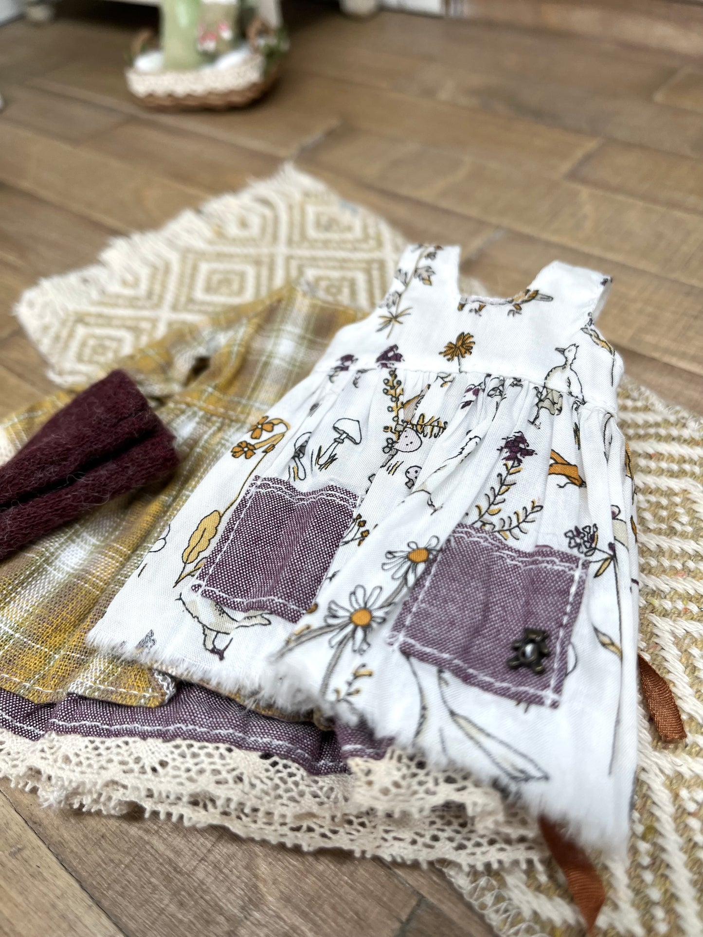 Vêtements artisanaux pour poupées de collection BLYTHE / bjd ROU