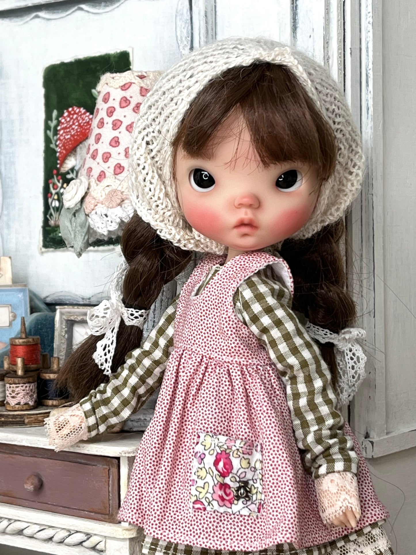 Vêtements artisanaux pour poupées de collection BLYTHE / bjd ROU